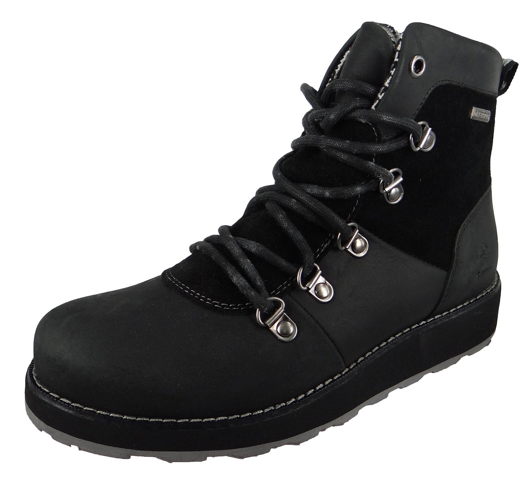 Kamik WK2035 Ariel Low Waterproof Black Stiefel