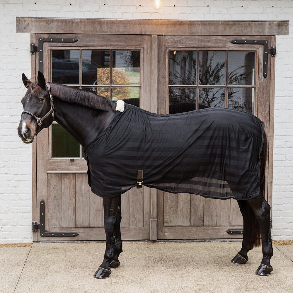Kentucky Horsewear Pferde-Fliegendecke Kentucky Horsewear Light Striped Mesh Fly Sheet