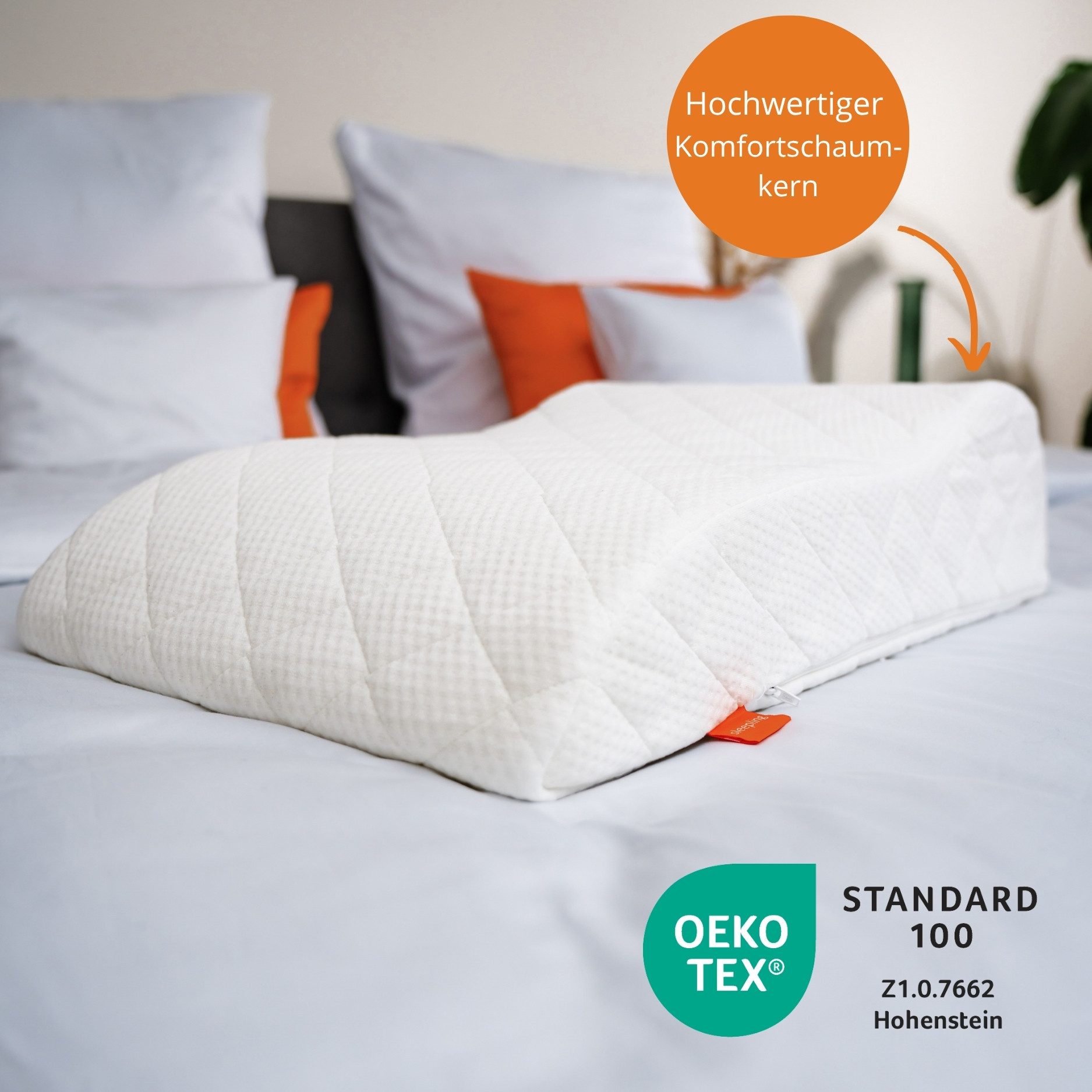 sleepling Venenkissen für Bett und Sofa, Lagerungskissen, für optimale und druckstellenfreie Hochlagerung der Beine – Bild 4 von 5