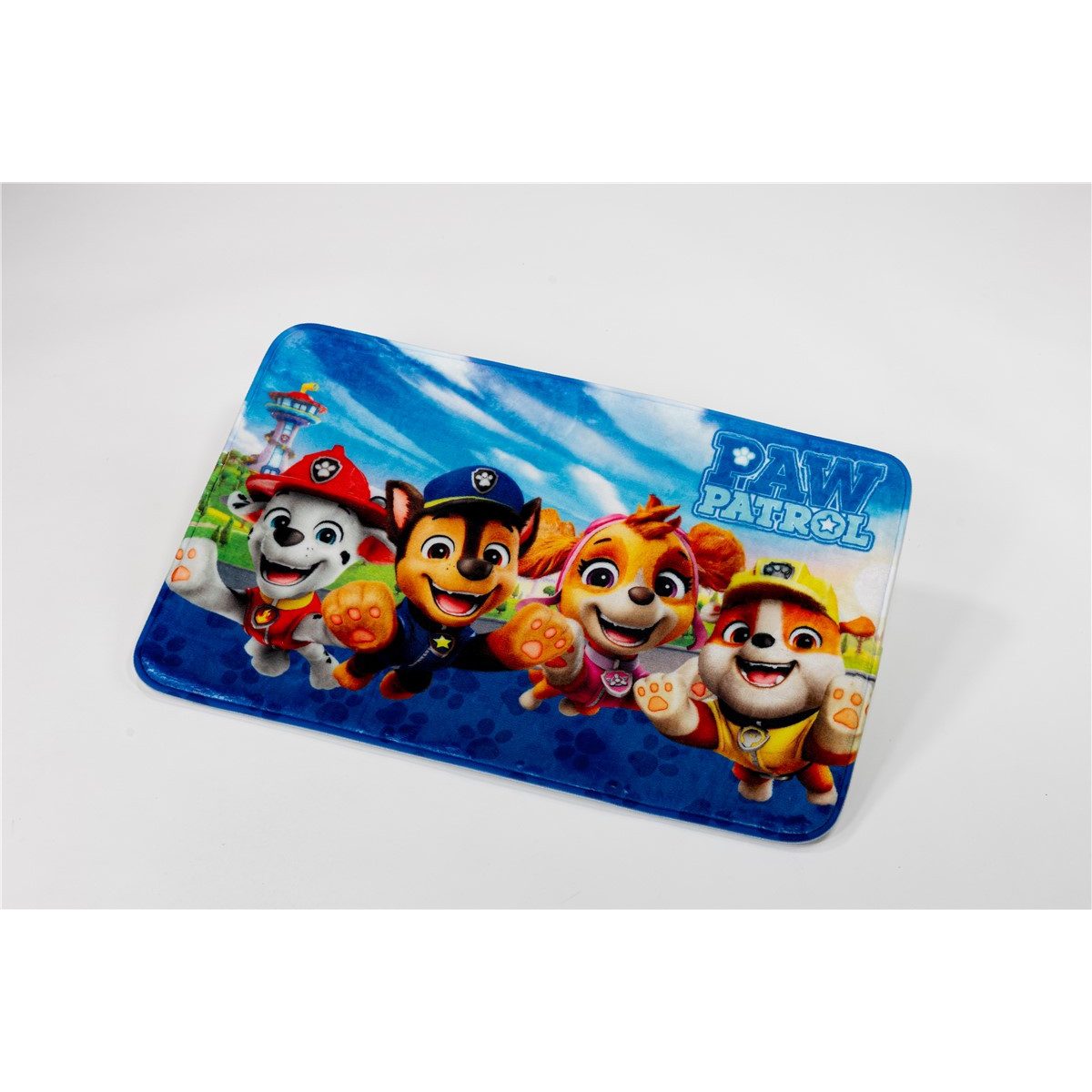 Aymax sprl Badematte PAW Patrol Badezimmer Teppich – Badematte 40x60 cm weich & saugfähig, Quadrad – Bild 2 von 3