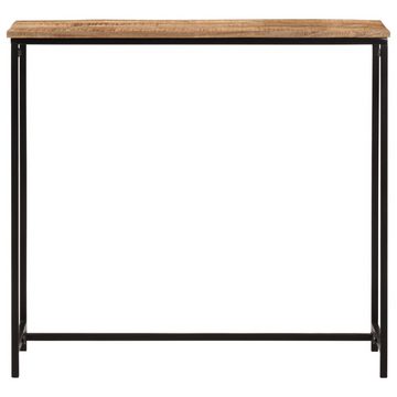 vidaXL Beistelltisch Konsolentisch 80x30x74 cm Massivholz Mango und Eisen