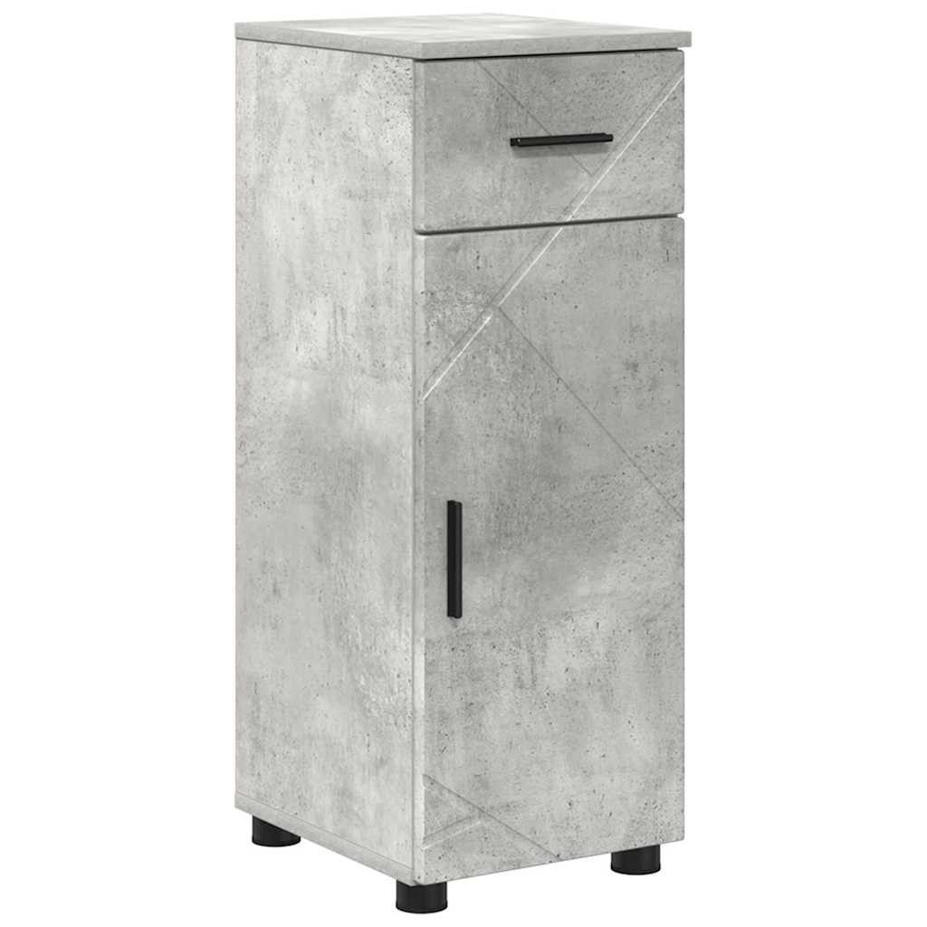 vidaXL Badezimmerspiegelschrank Badezimmer Schrank Betongrau 30 günstig online kaufen