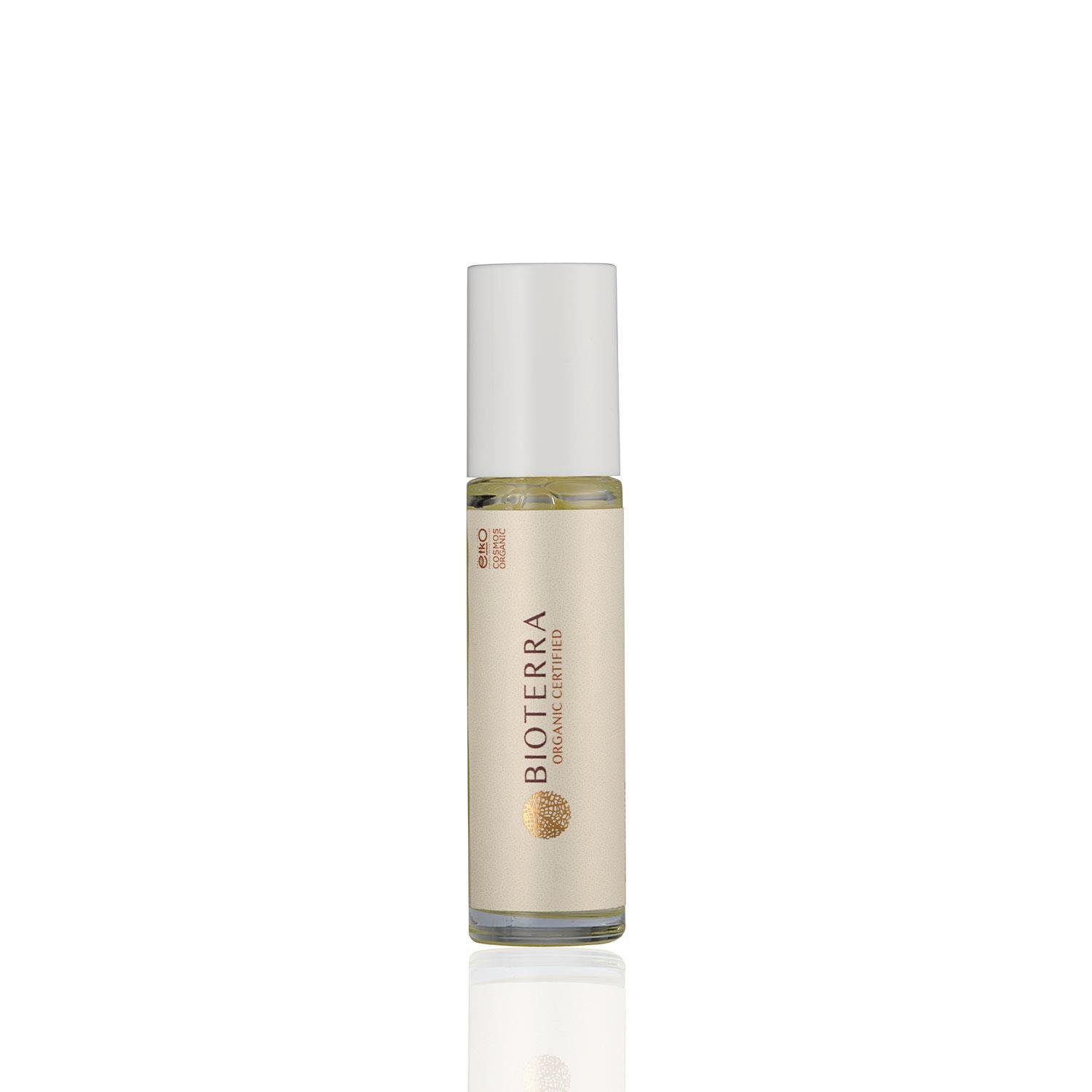 BIOTERRA Augenserum Bio Augenserum Roll-On 10ml erfrischend mit Soforteffekt, 1-tlg., 10 ml, Anti-Falten Wirkung, Augenpflege, feuchtigkeitsspendend