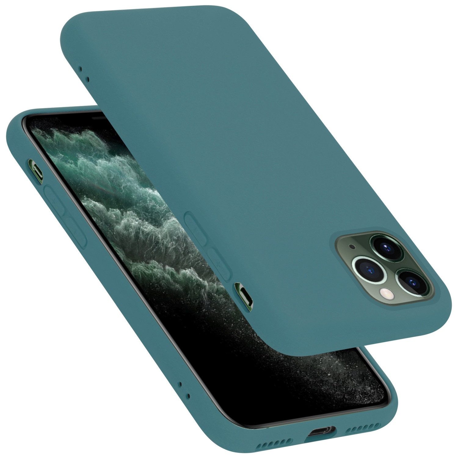 Cadorabo Handyhülle für iPhone 11 PRO MAX Hülle Apple iPhone 11 PRO MAX, Flexible Hülle TPU Silikon Schutzhülle Back Cover Case