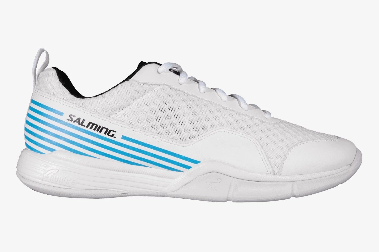 SALMING Hallen-Indoorschuhe Viper SL Leichtigkeit/Beweglichkeit weiss/hellblau Badmintonschuh