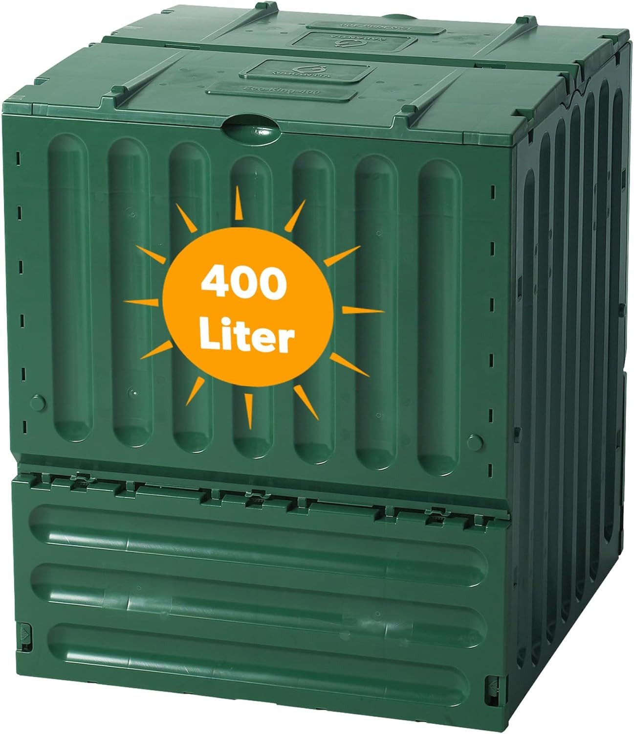 Yoursol Komposter, (1 St), Yoursol Eco-King Komposter für den Garten, 400 L, Schnellkomposter Kun