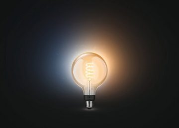 Philips Hue LED-Leuchtmittel E27 LED Leuchtmittel Giant Globe, E27, Warmweiß
