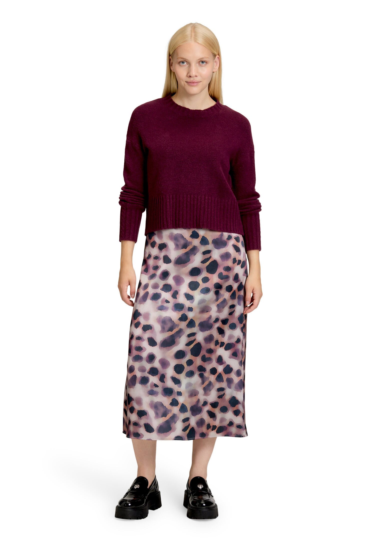 Cartoon Midikleid Damen 2er Set