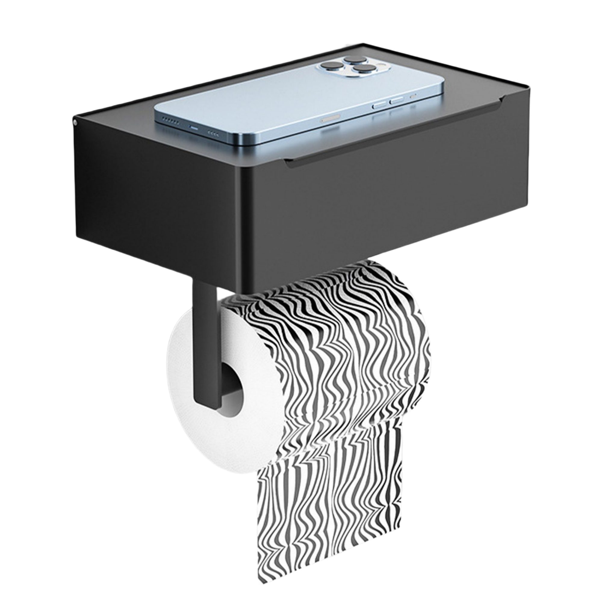 SEHAUSEU Toilettenpapierhalter edelstahl mit Feuchttücherbox, selbstklebend günstig online kaufen