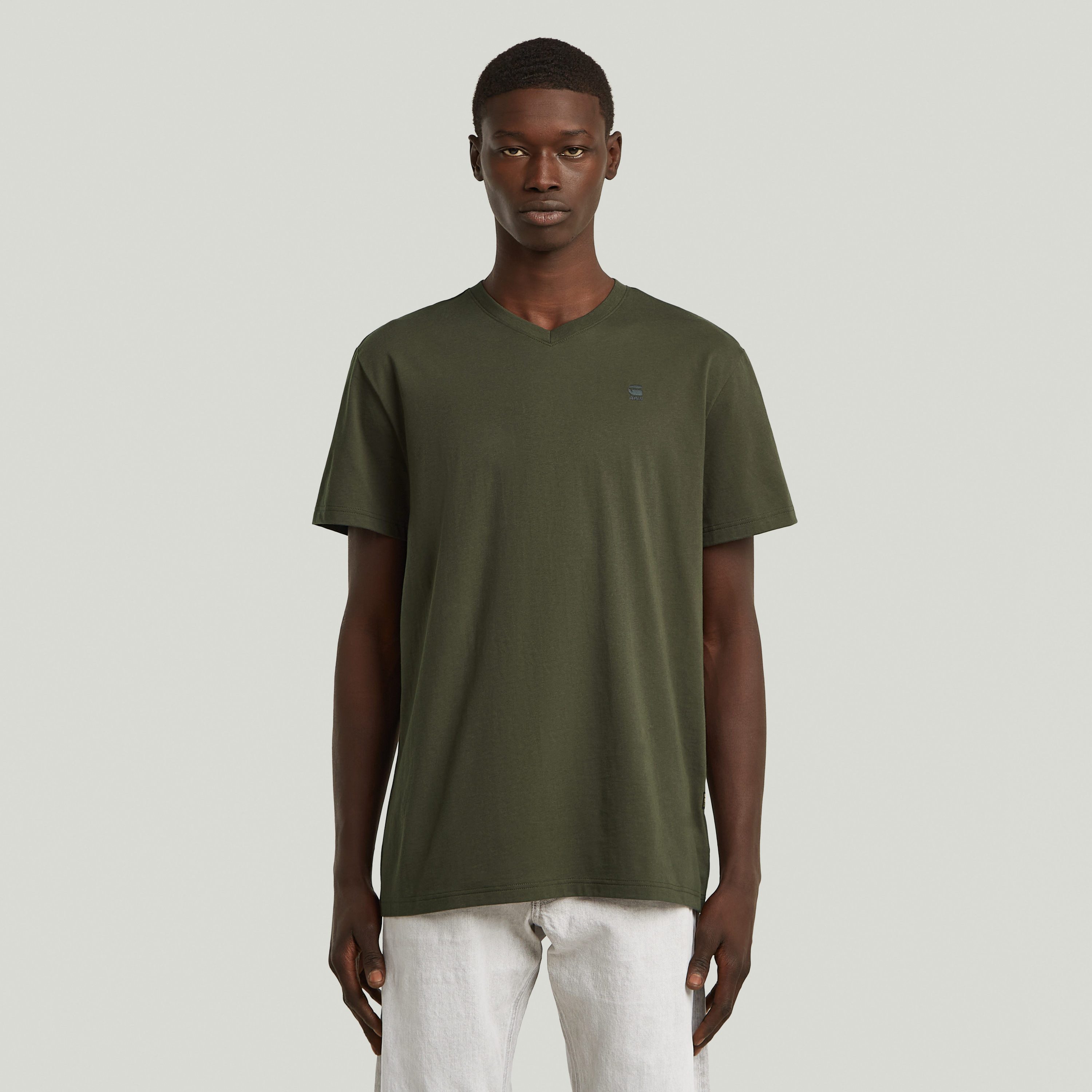 G-STAR T-Shirt Base-S T-Shirt mit kleinem Logo-Detail