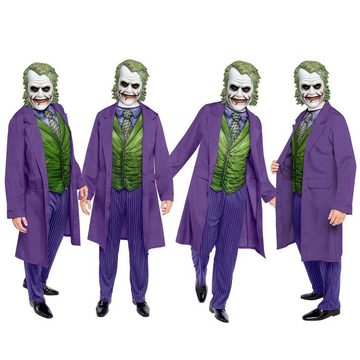 Amscan Kostüm Joker Arthur Fleck inkl. Maske mit grünen Haaren für Erwachsene