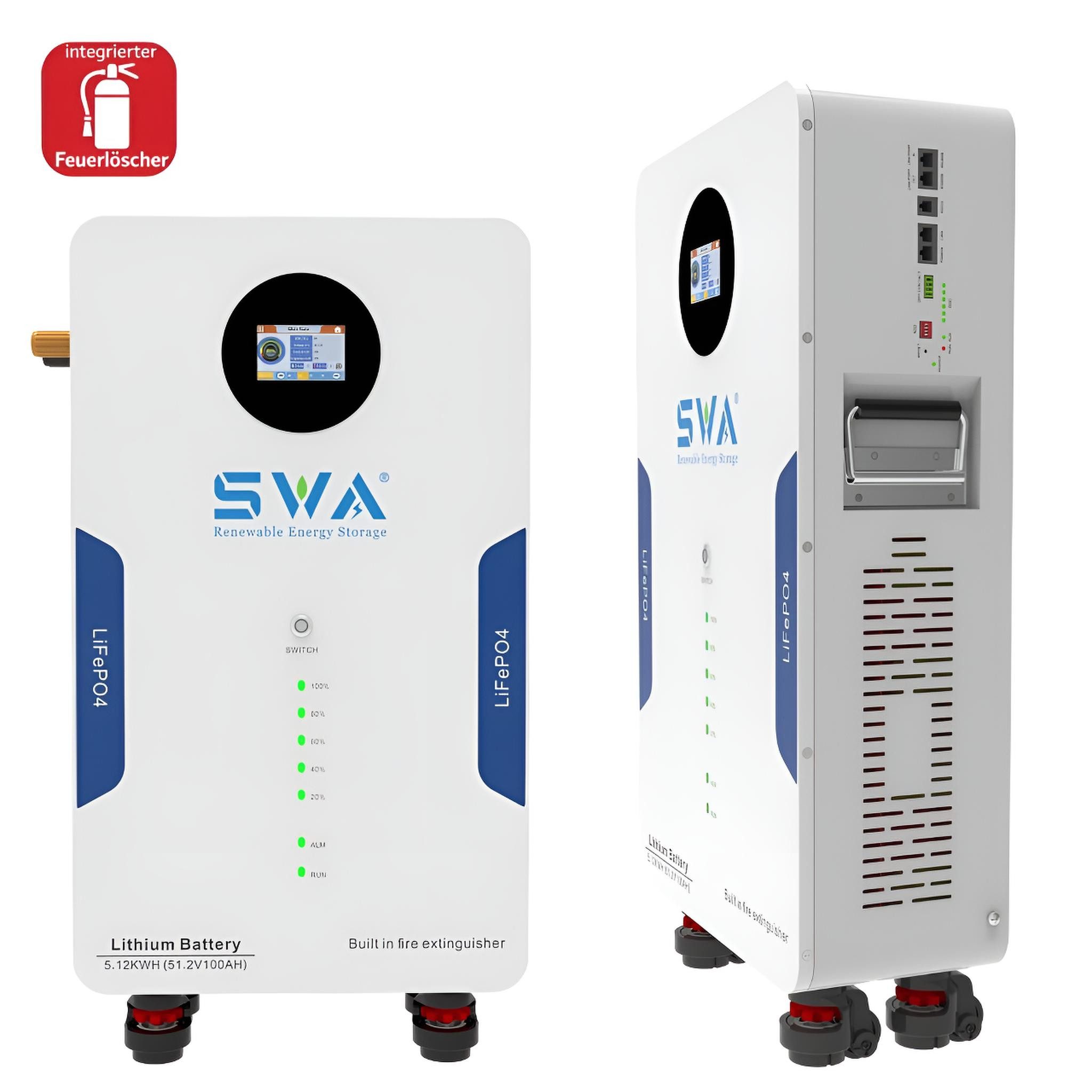 TZIpower 5,12kWh 10,24kWh 16,07kWh 48V/51,2V PV Solarspeicher LiFePO4 Solarakkus (48 V)