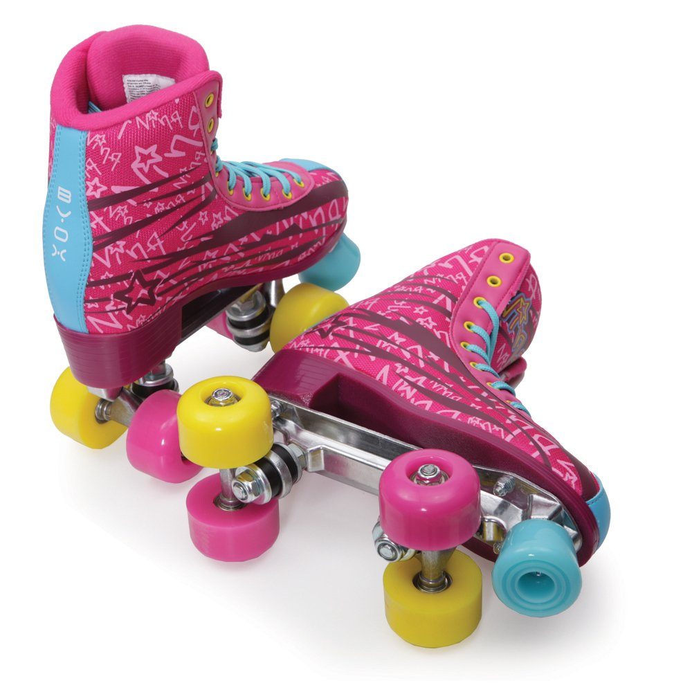 Rollschuhe Kinder Roller Skater ABEC 5 leichtlauf Rollen pink Mädchen Nijdam 