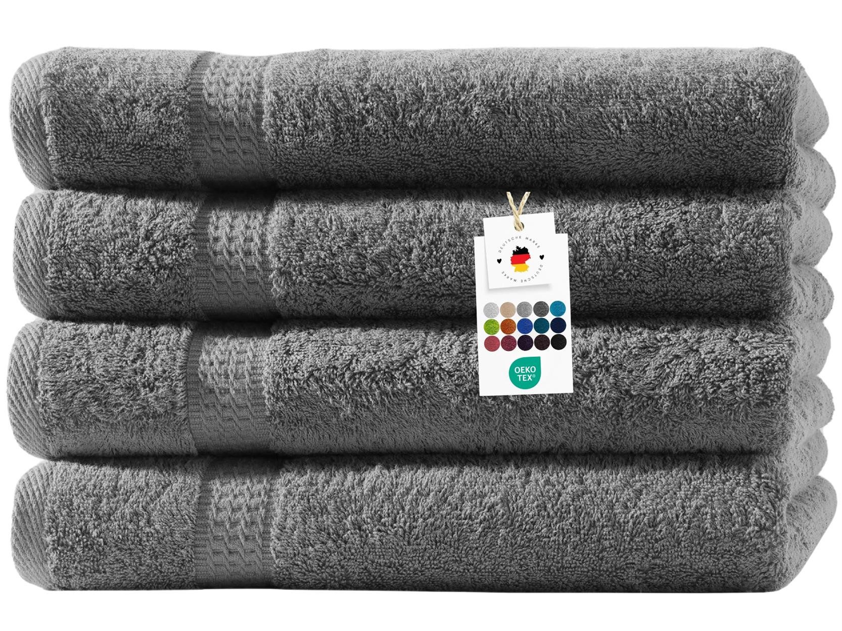 Carpe Sonno Handtuch Set 50x100 cm 100% Baumwolle Handtücher Set 500 g/m2 F günstig online kaufen