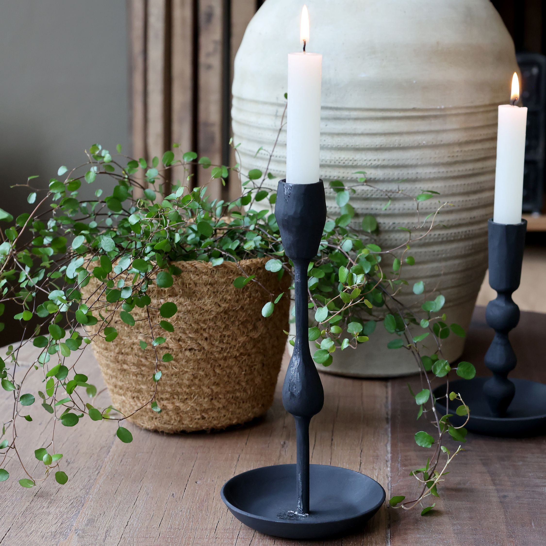 Chic Antique Kerzenständer Kerzenständer Kerzenhalter H21/D9,5 cm antique s günstig online kaufen