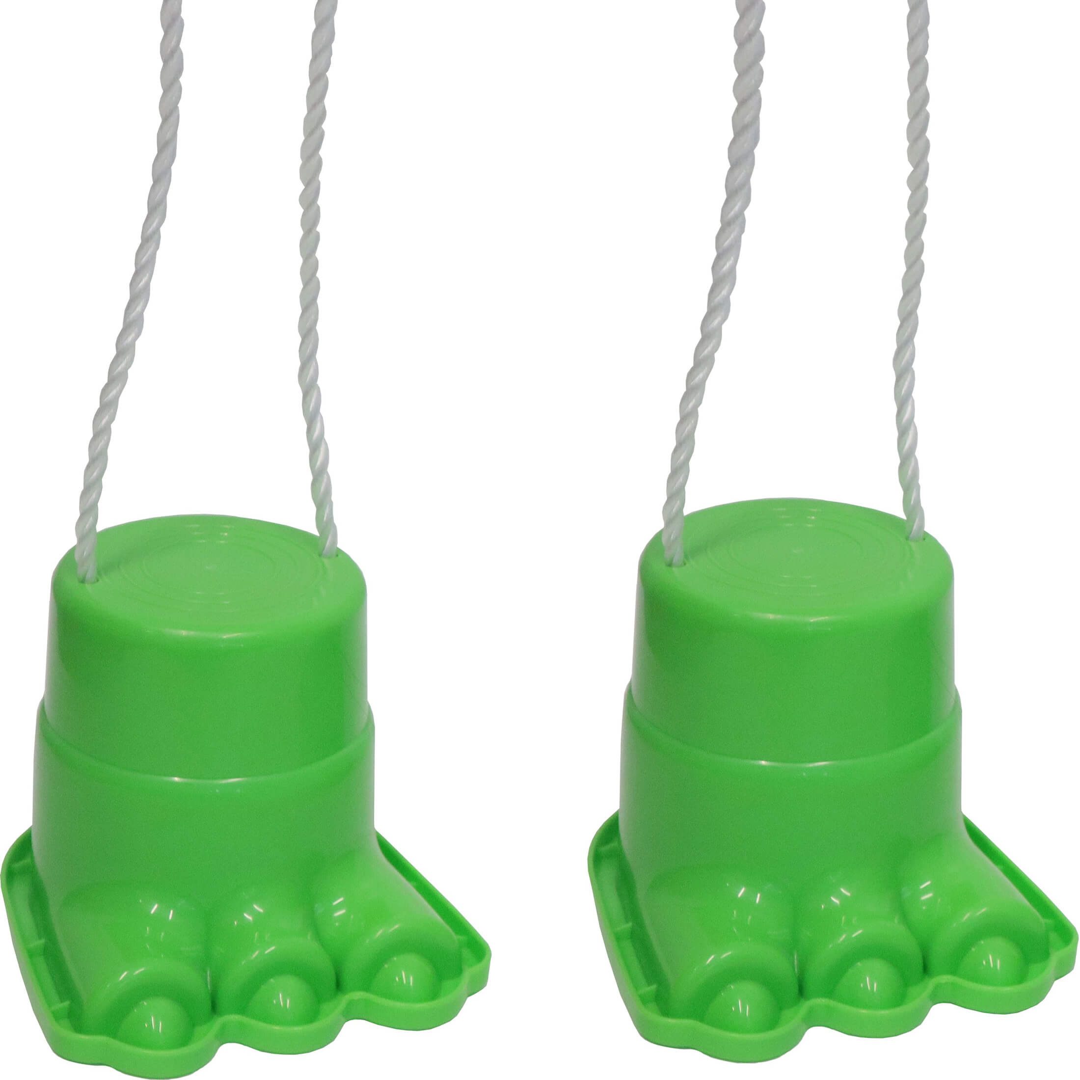 Vedes Spielzeug-Gartenset Kinder Laufdosen Dino-Füße grün Topfstelzen Stelzen ab 3 Jahre, Dinofüße, Dinofuß Topfstelzen