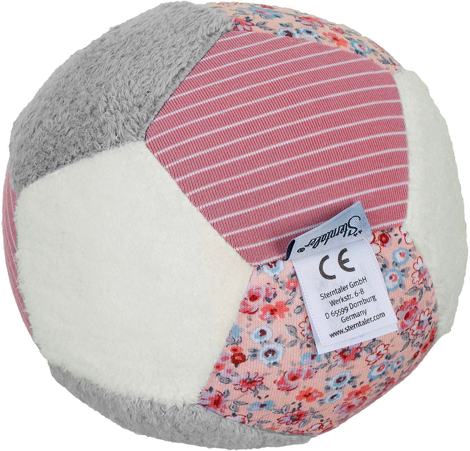 Sterntaler® Softball Stoff, rosa/grau, für Babys