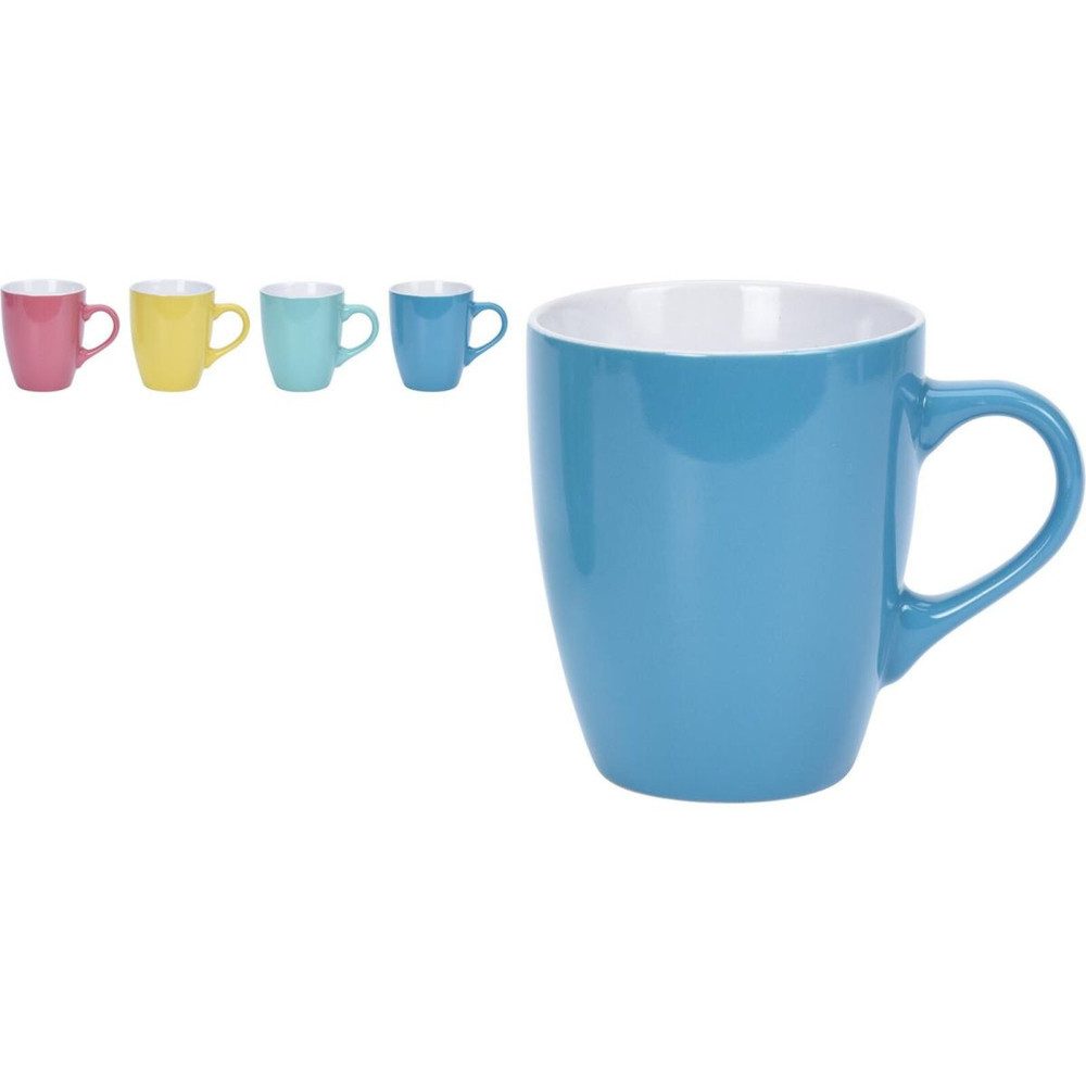 Koopmann Tasse 4er Set Tassen aus Keramik - ca. 340 ml, Keramik