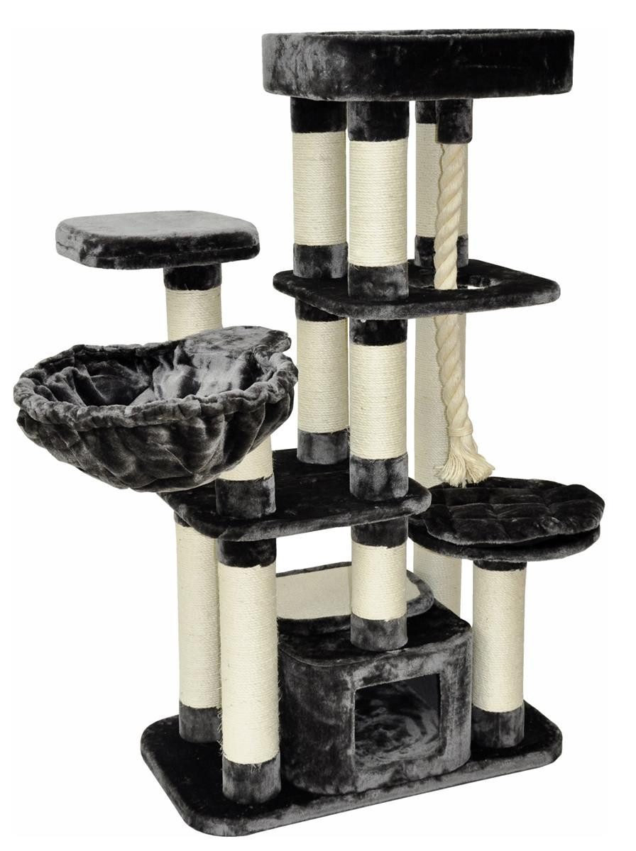 nanook Kratzbaum Kratzbaum Memphis grau 157 x 85 x 50 cm
