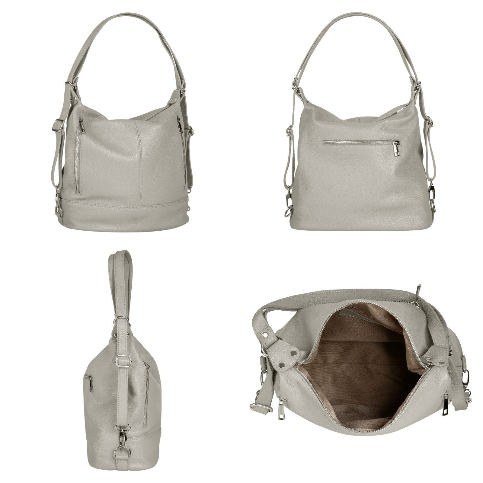 Samantha Look Cityrucksack, echt Leder, Made günstig online kaufen
