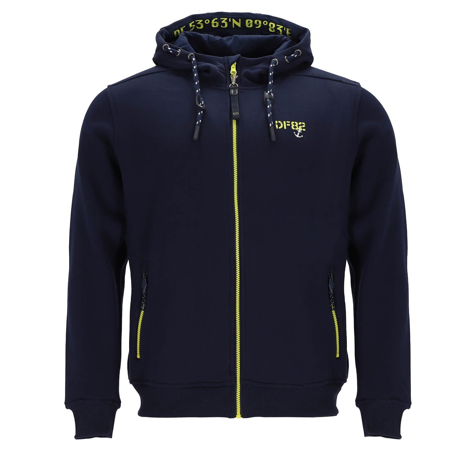 Dry Fashion Kapuzensweatjacke Herren Sweatjacke Baabe mit Kapuze - Kapuzenj günstig online kaufen