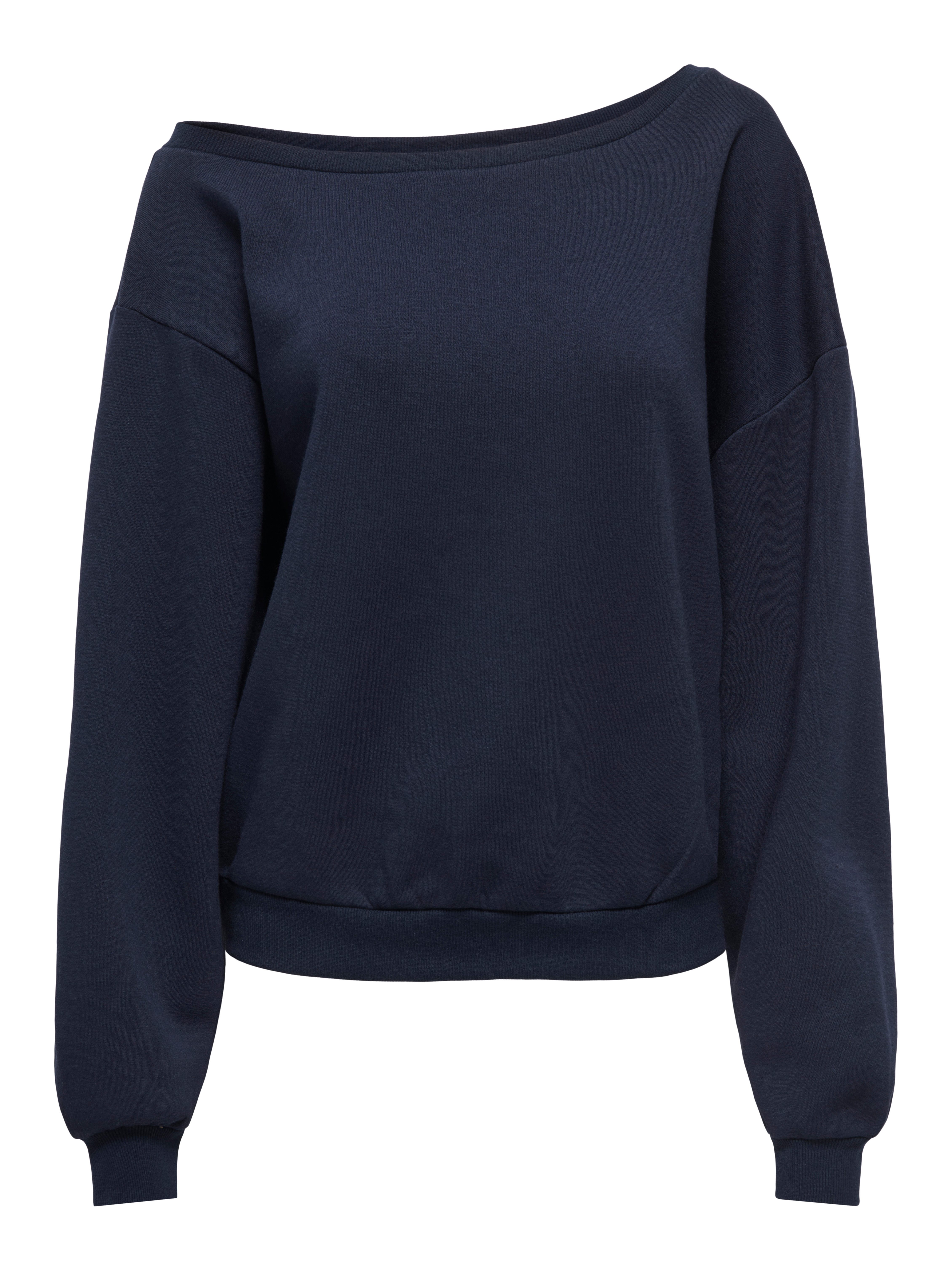 ONLY Sweatshirt ONLRHINA L/S ONE SHOULDER NOOS SWT Baumwollmischung, oversize