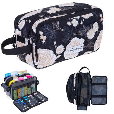 ELEPHANT Сумки для туалетных принадлежностей Travel Flower Damen Washbag Reise, Kulturtasche Kosmetiktasche Reise Tasche Sauna