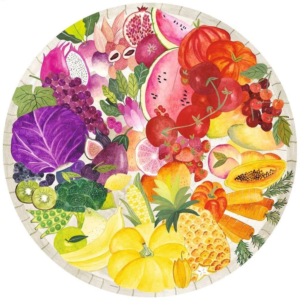 Ravensburger Puzzle Ravensburger 171699 Puzzle 500 Teile Fruits & Vegetables, 500 Puzzleteile