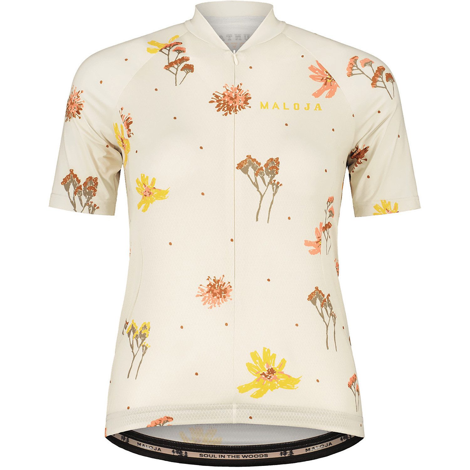 Maloja T-Shirt T-Shirt W VANILM. AOP 1/2 TRIKOT