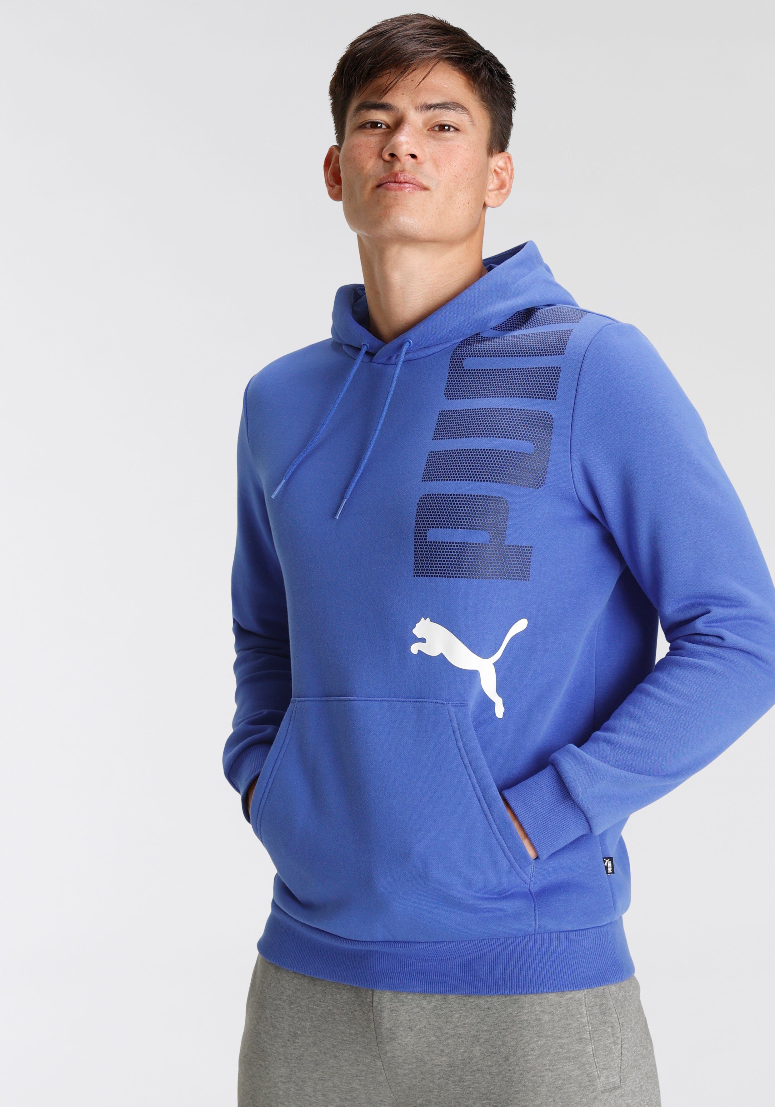 Kapuzensweatshirt blau PUMA