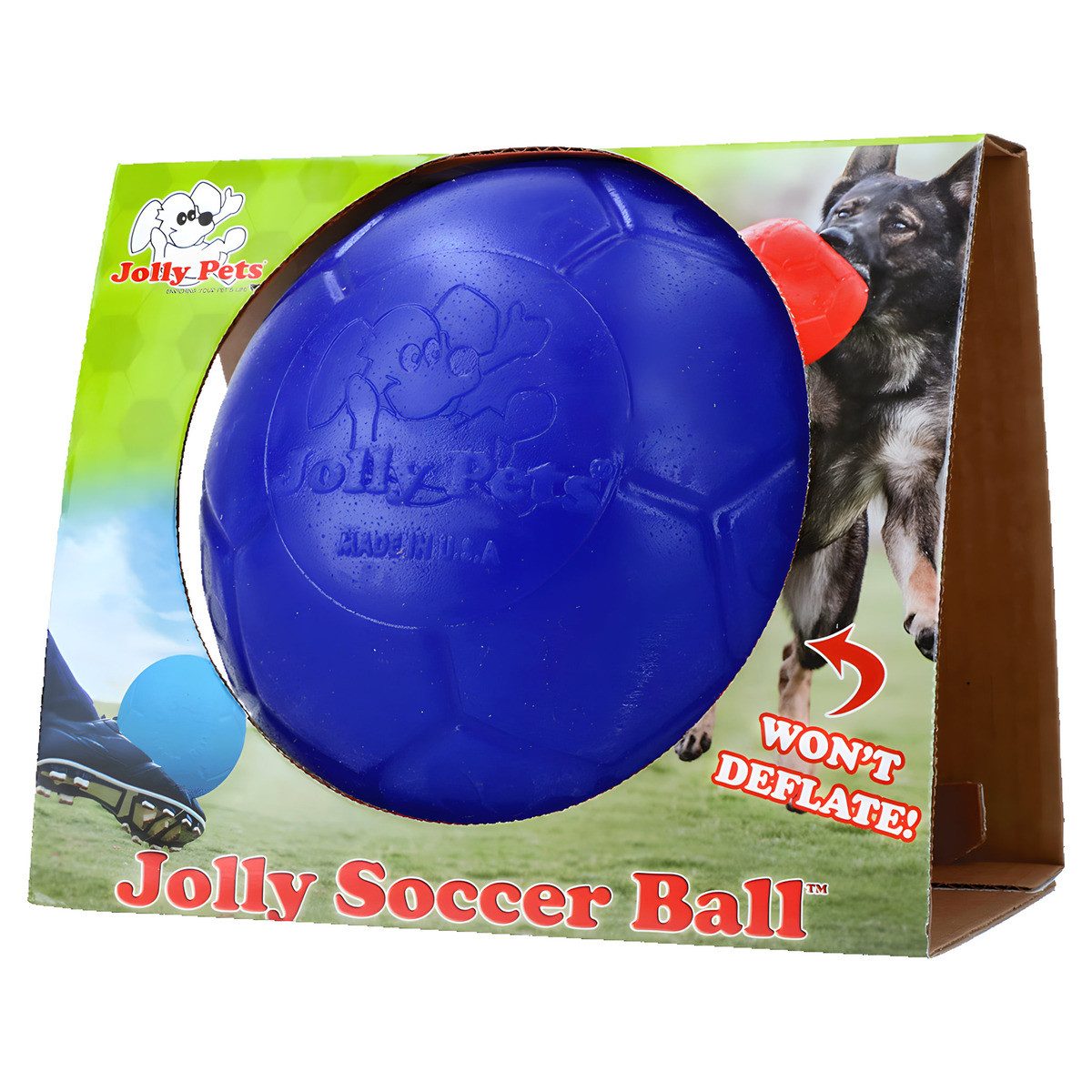 Holland Animal Care Tierball Hundespielzeug Fußball blau