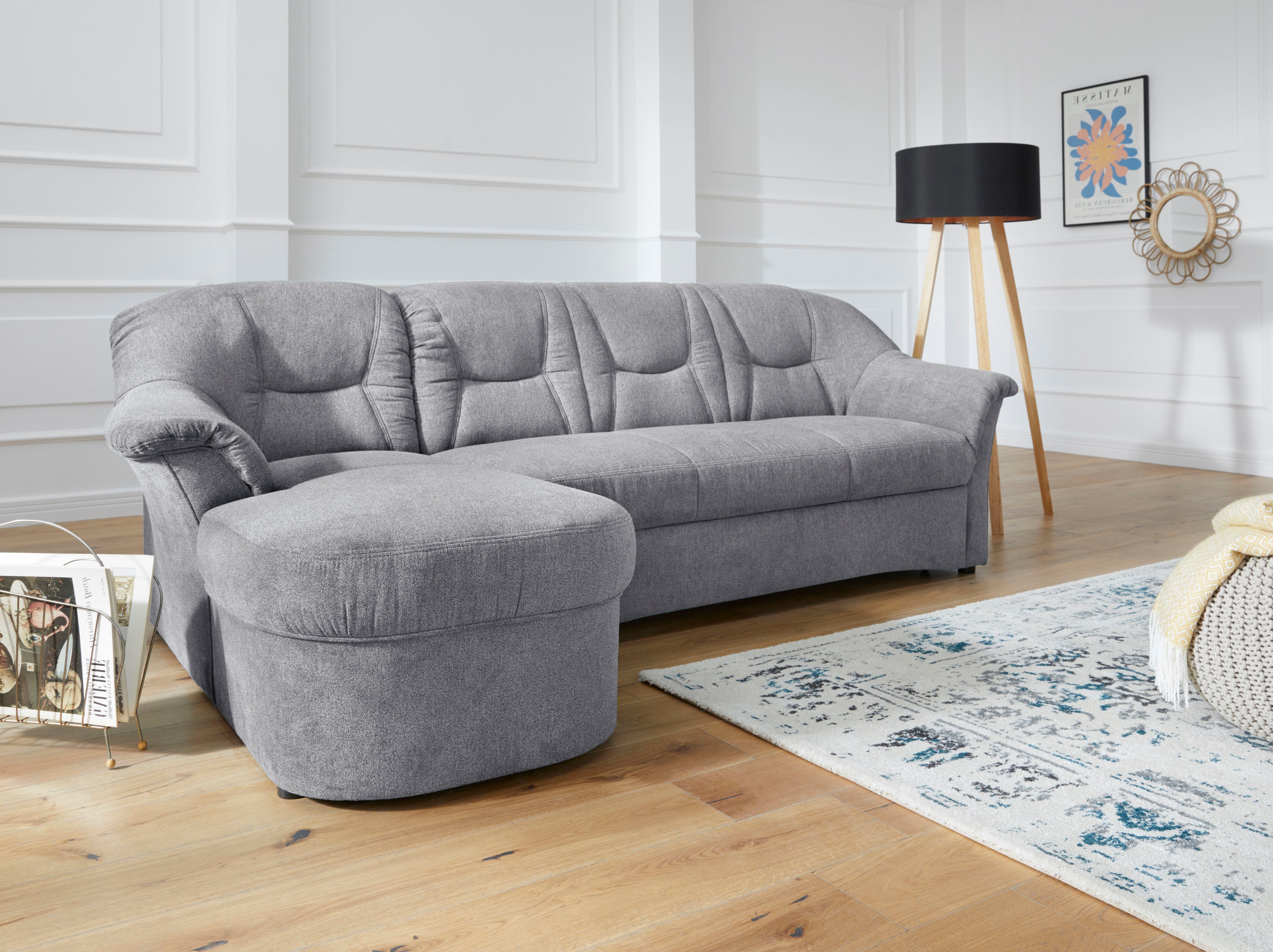 DOMO collection Ecksofa "Sarafina zeitlos und komfortabel, optional mit Fed günstig online kaufen
