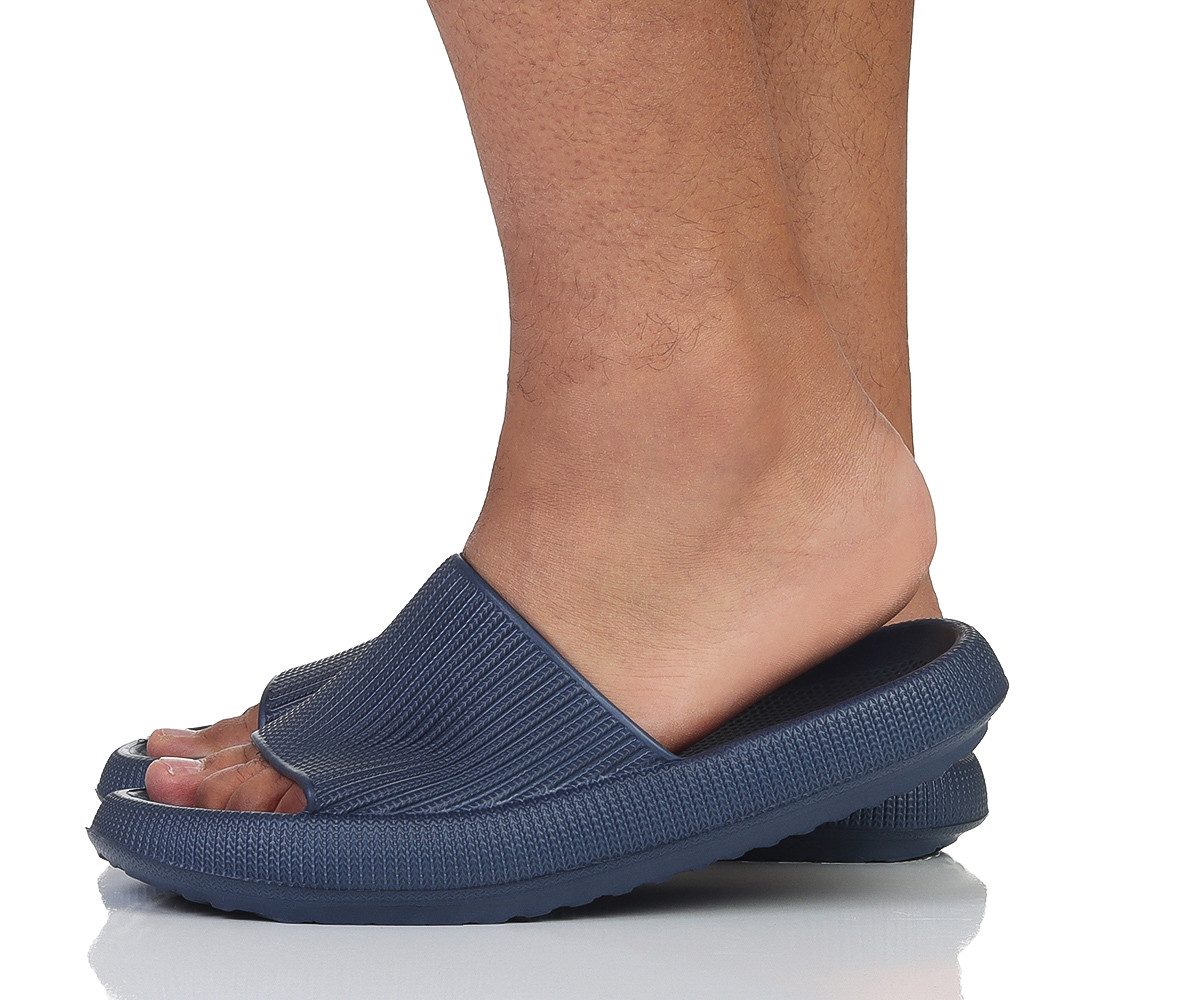 simaranda Herren Damen Schlappen 4446 42-43 Navy Schlappen