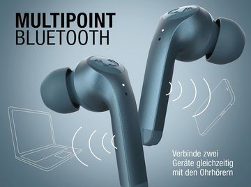 Fresh 'n Rebel Twins 3+ Tip, kabellose kristallklare Musik und Telefonate In-Ear-Kopfhörer (Kabellose Kopfhörer mit aktiver Rauschunterdrückung für ungestörten Musikgenuss., In-Ear-Mulitpoint-Bluetooth 27 Stunden Spielzeit spritzwasserfest)