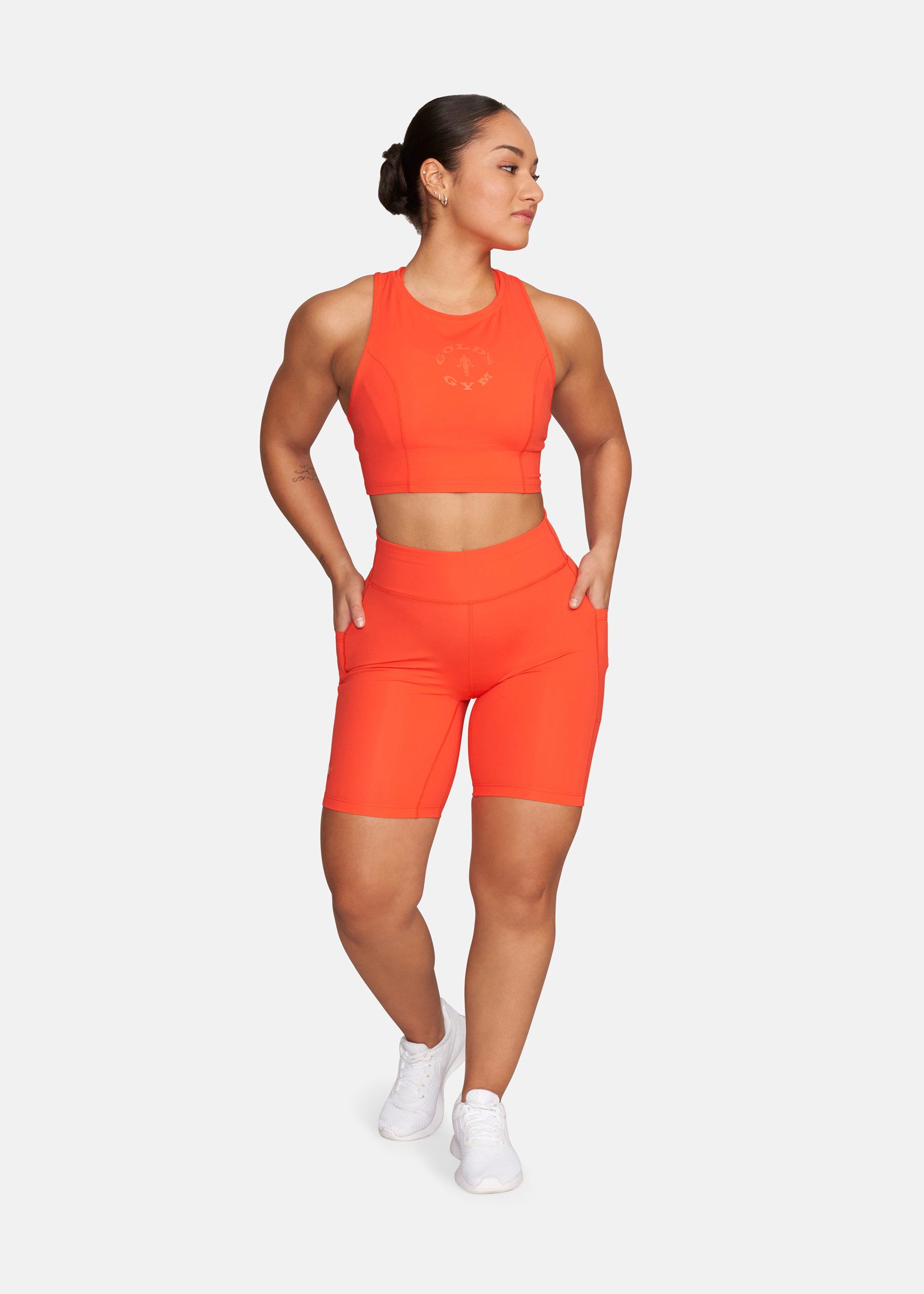 GOLD'S GYM APPAREL Shorts JODIE nachhaltige Materialien, atmungsaktiv