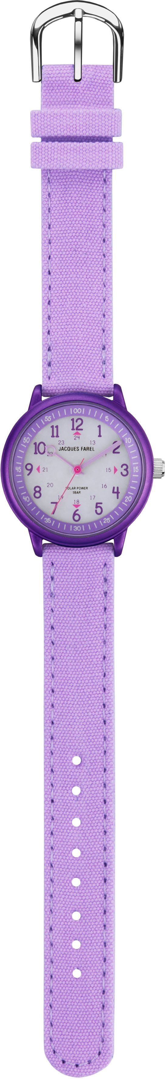 Jacques Farel Solaruhr ORSO 3110, Armbanduhr, Kinderuhr, ideal auch als Geschenk