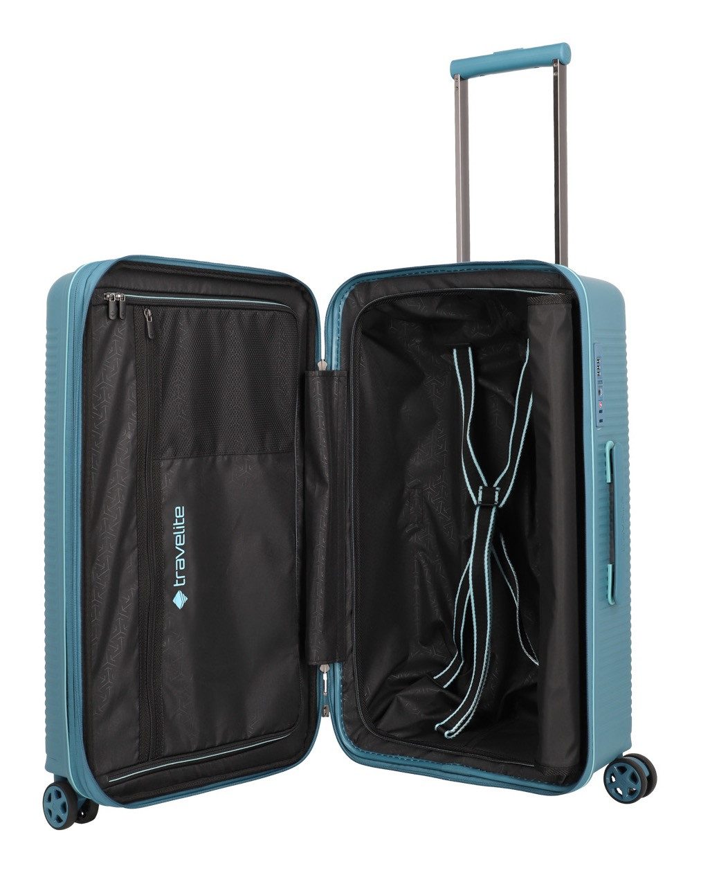 travelite Trolleyset ROOMER Trunk 2-teilig, 4 Rollen, (Set, 2 tlg), Volumenerweiterung – ideal für Hand- und Aufgabegepäck