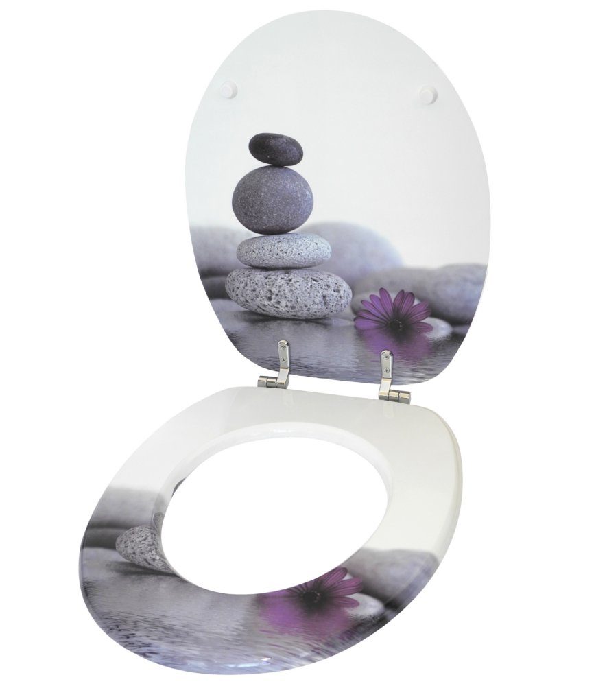 Sanilo WC-Sitz Energy Stones, universell, leichte Montage, hochwertig & modern