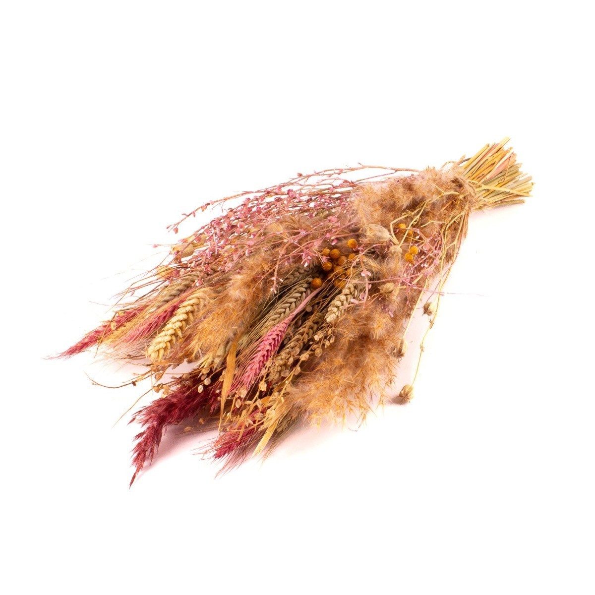 Trockenblume Trockenstrauß EISTLA, rosa-Natur, 50cm, Ø23cm, INNA-Glas, Höhe 50.0 cm