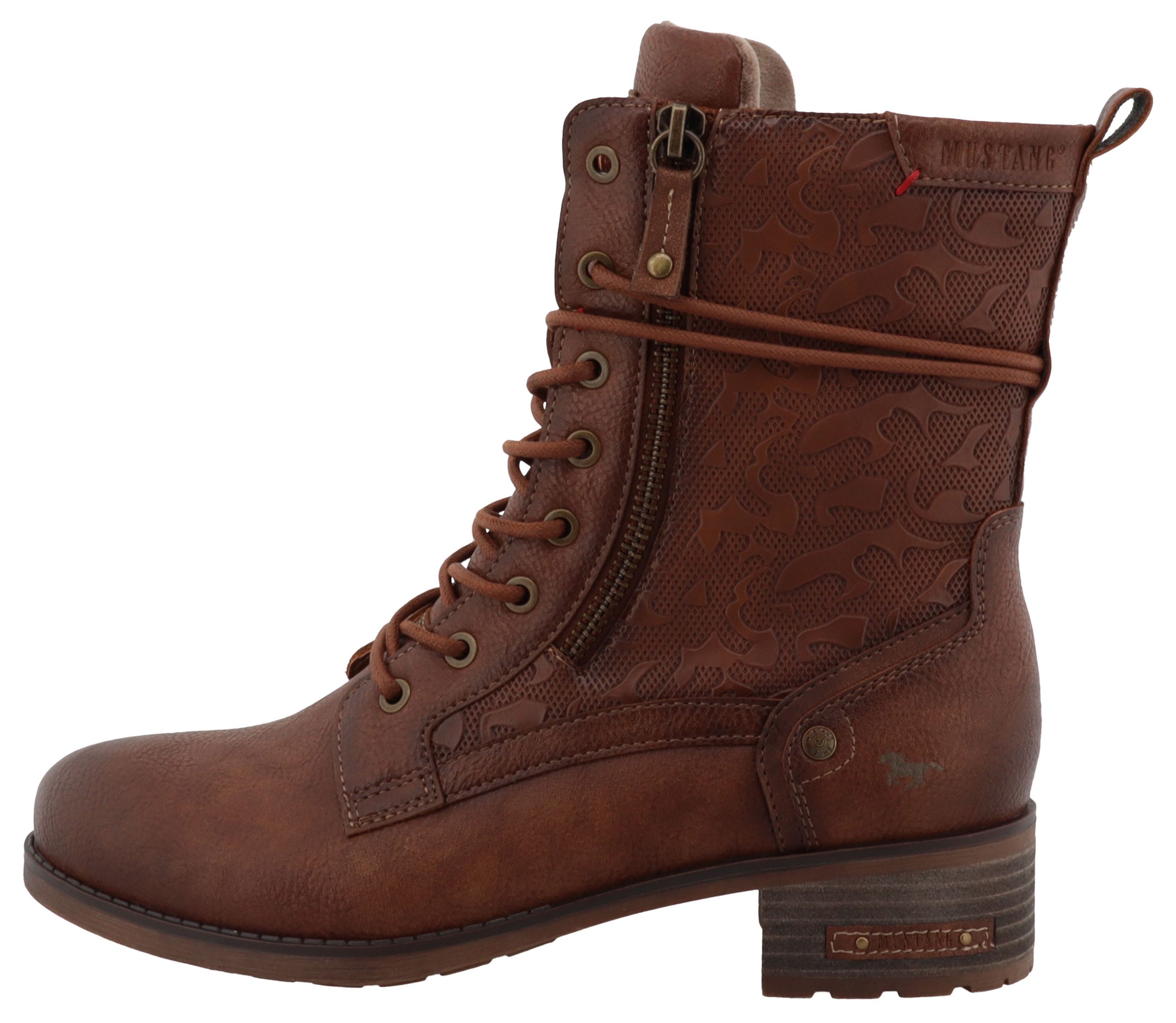 Mustang Shoes Fabienne Winterstiefelette Stiefelette, Winterboots mit Warmfutter
