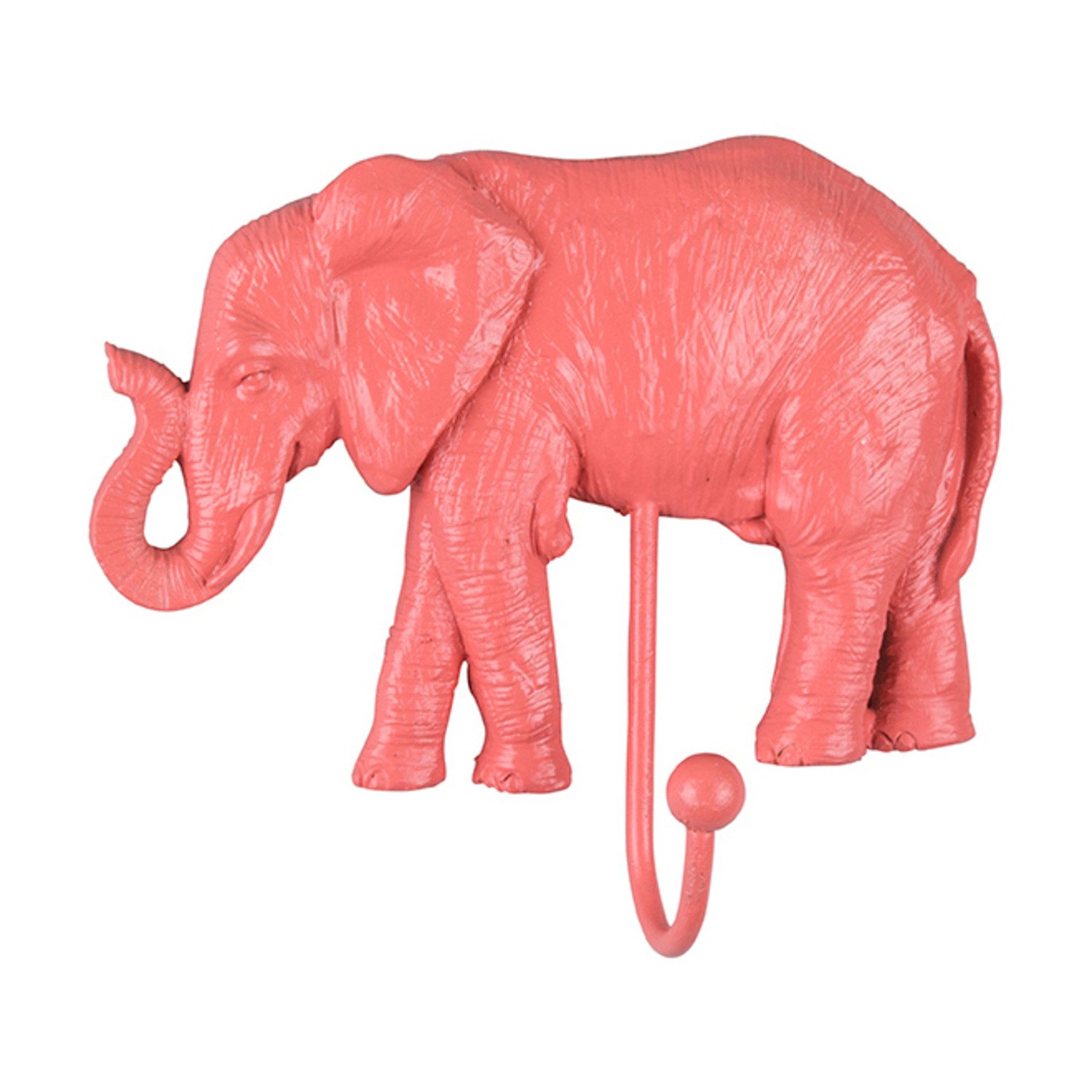 Present Time Kleiderhaken Elefant Kleiderhaken in rosa