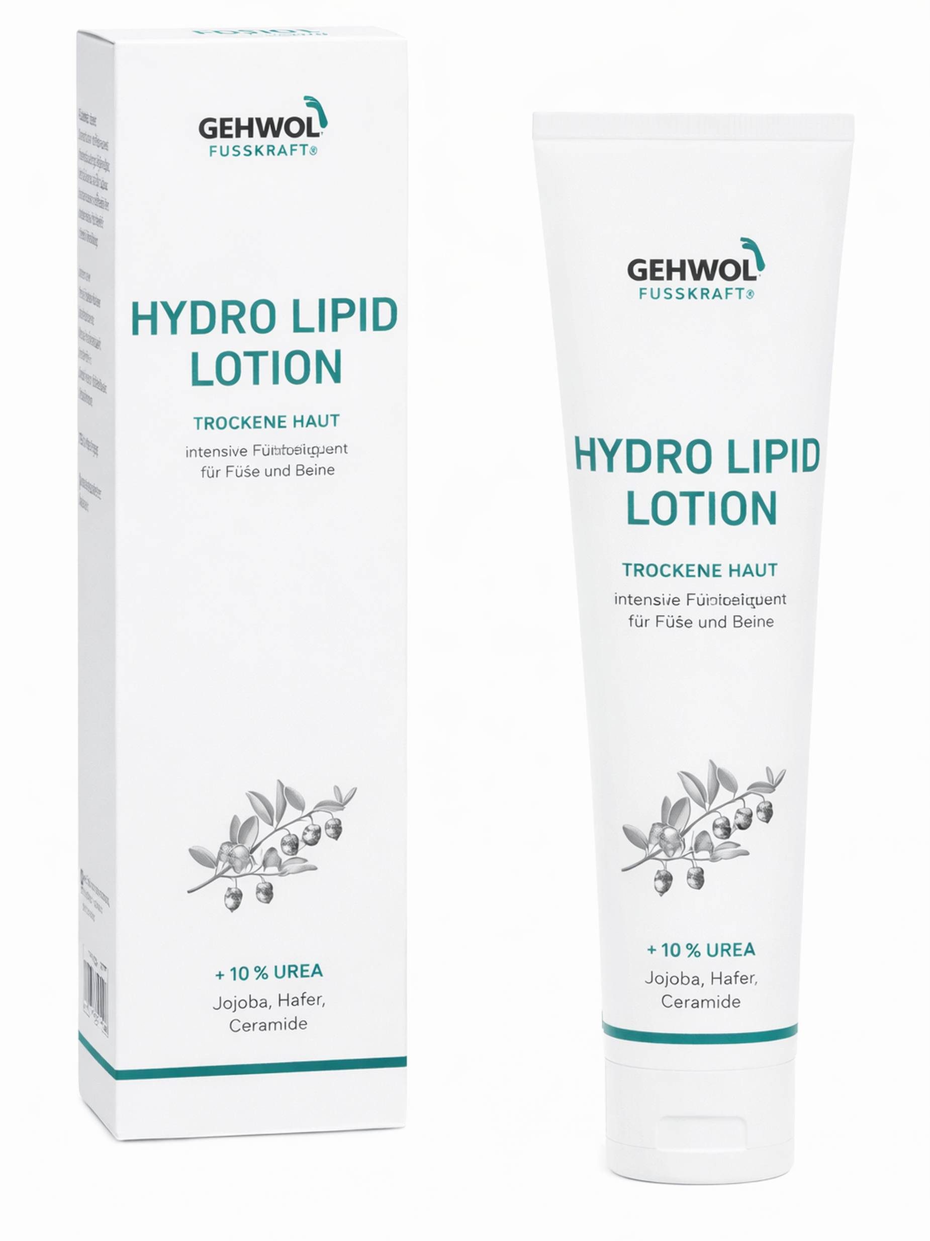 Eduard Gerlach GmbH Fußcreme GEHWOL FUSSKRAFT Hydro Lipid Fußlotion mit Urea für trockene Füße 125 Packung