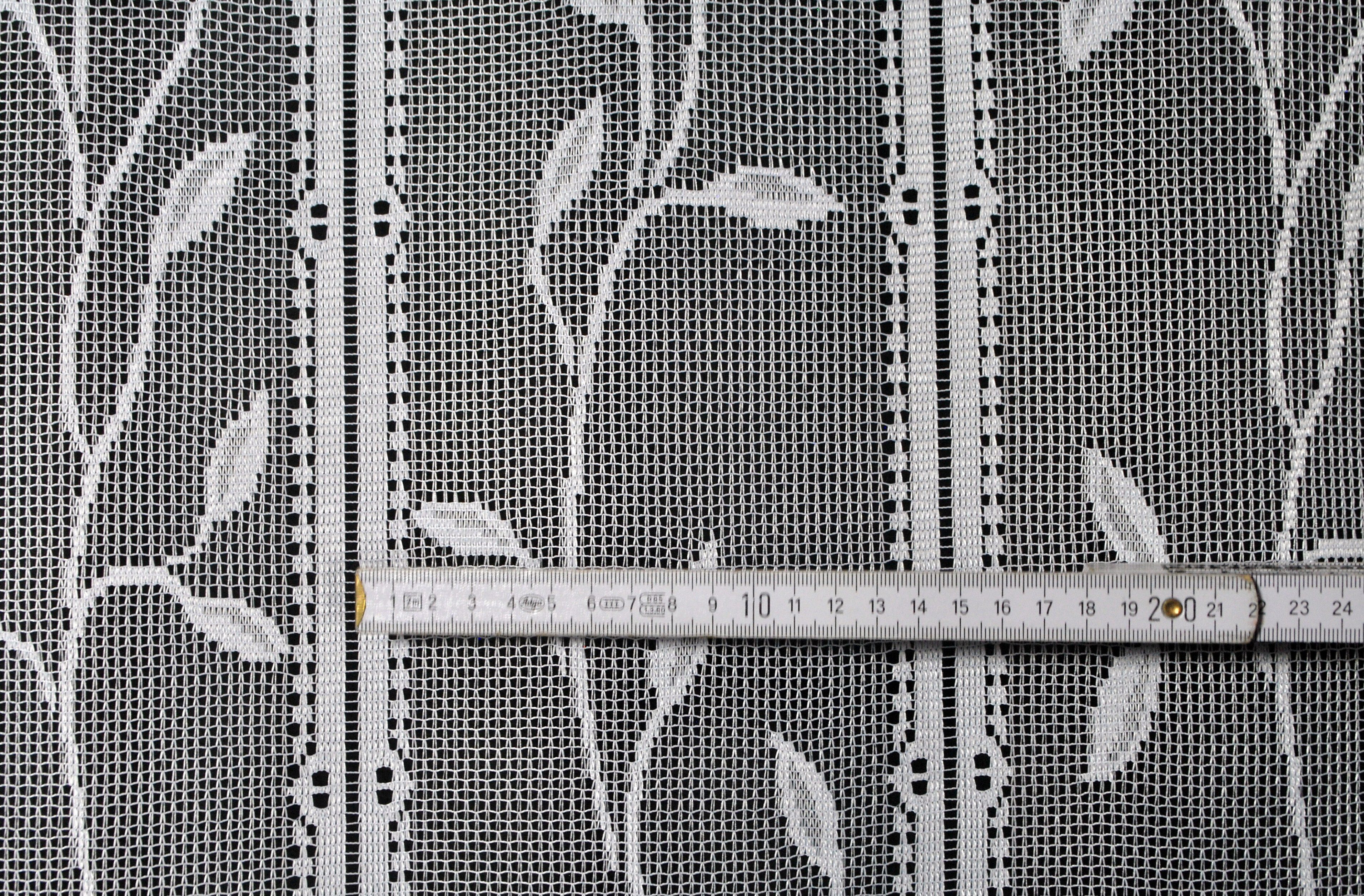 Gardinen Kranzusch Scheibengardine Raffrollo Blätterranke (1 St), Stangendu günstig online kaufen