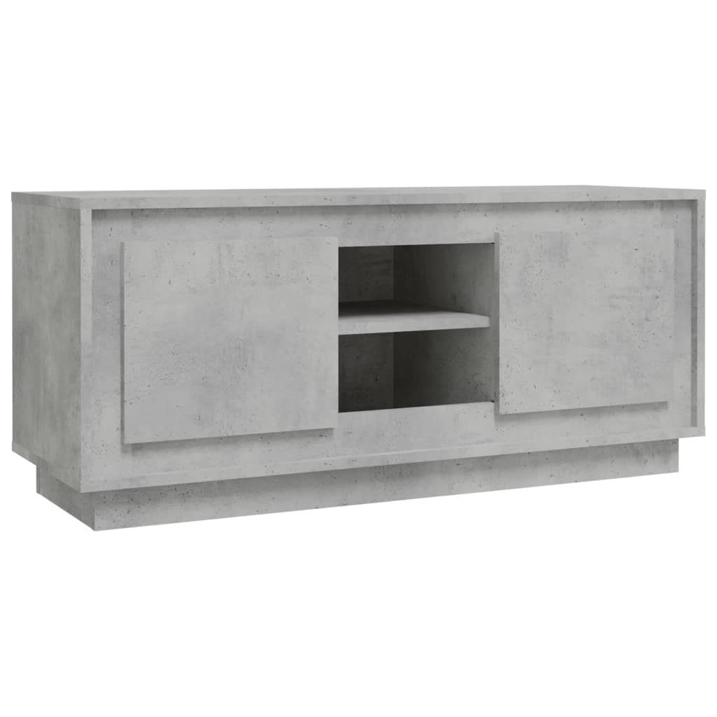 cm Betongrau TV-Schrank 102x35x45 (1-St) vidaXL TV-Schrank Holzwerkstoff