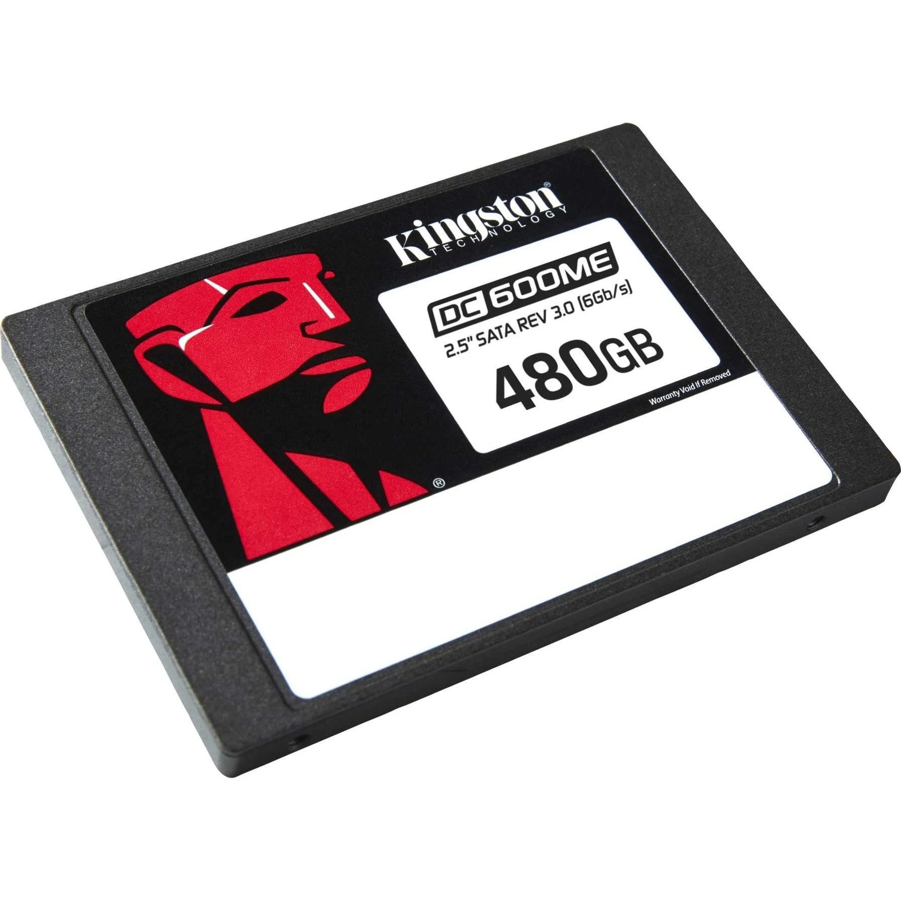 Kingston DC600ME 480GB SATA SSD Enterprise 2.5 Zoll interne SSD (480 GB) 2,5 Zoll" 560 MB/S Lesegeschwindigkeit, 470 MB/S Schreibgeschwindigkeit, Power Loss Protection, AES 256 Bit, TCG Opal 2.0, DRAM Cache