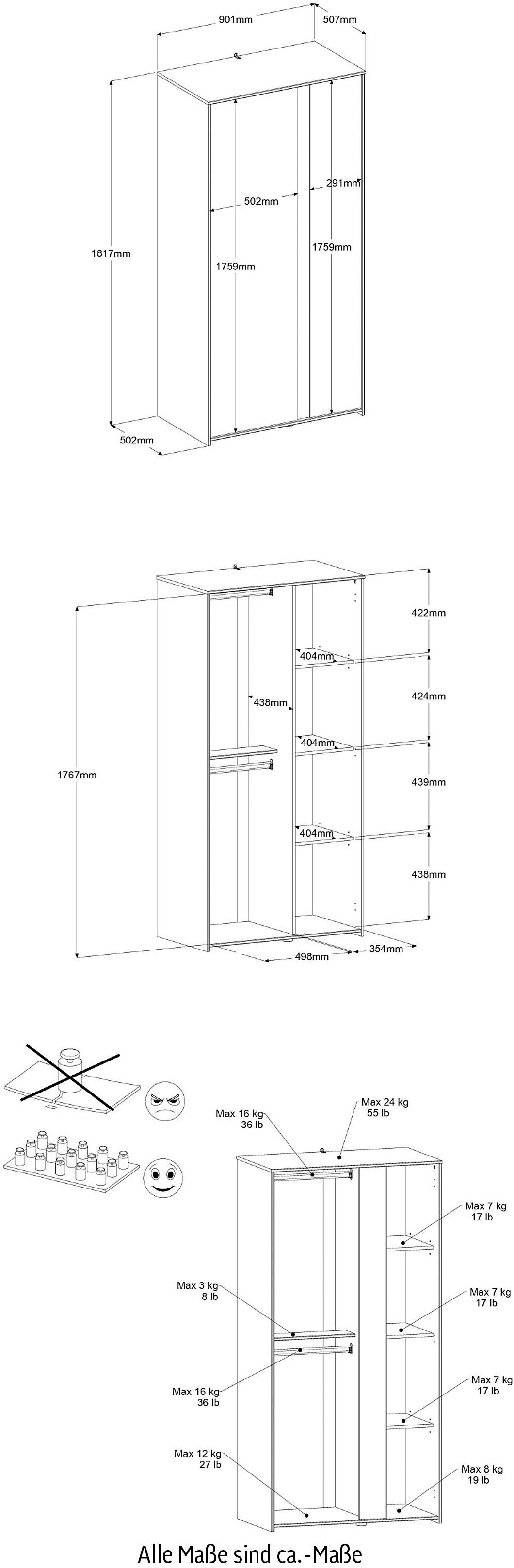 Parisot Pirouette youth bedroom set (5-piece set)