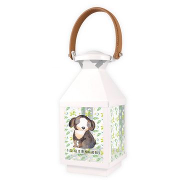 Mr. & Mrs. Panda Gartenleuchte S Hund Entspannen - Transparent - Geschenk, Liebe, Gartendekoration, Exklusive Motive