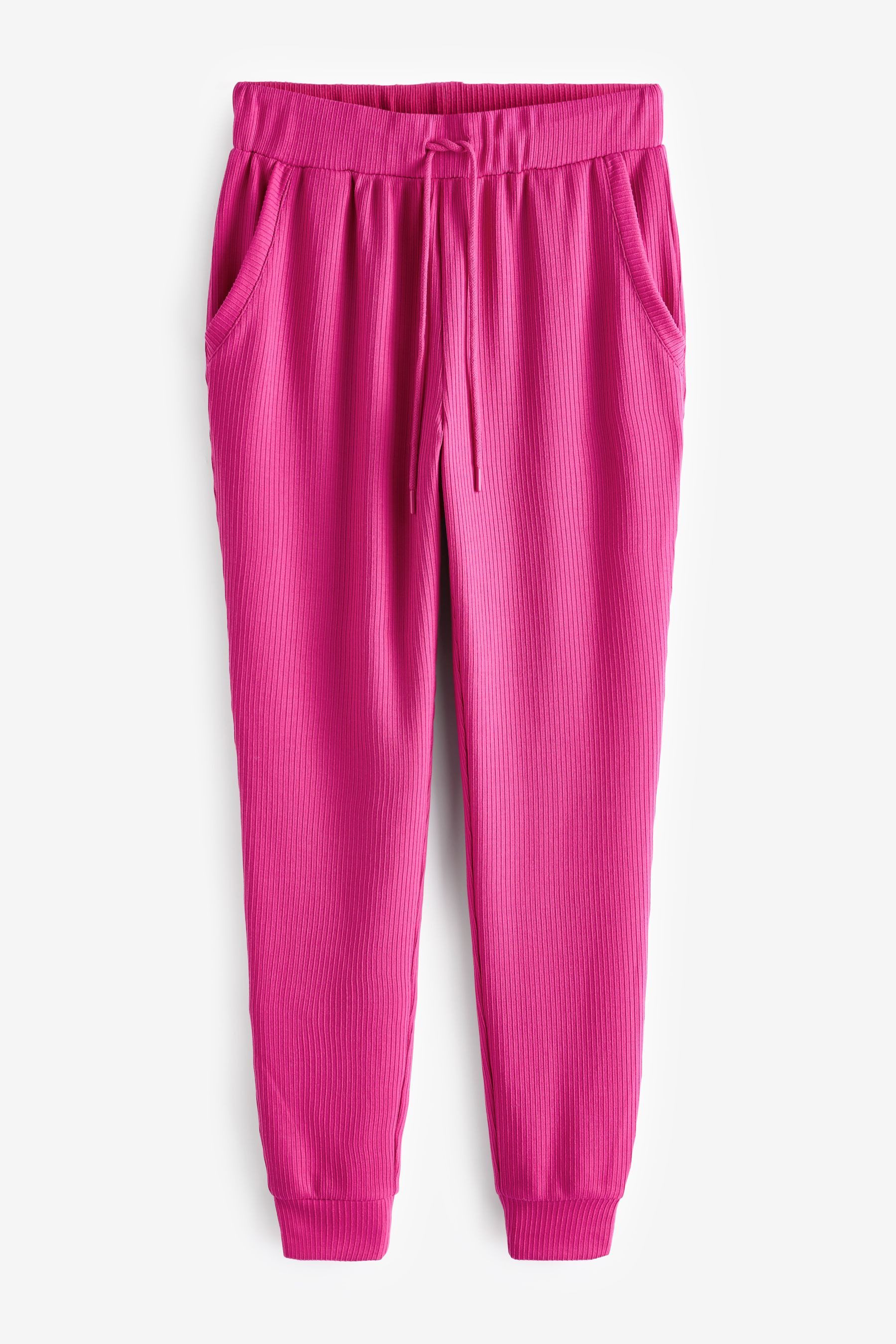 Next Pyjama Gerippter Langarm-Pyjama (2 tlg)