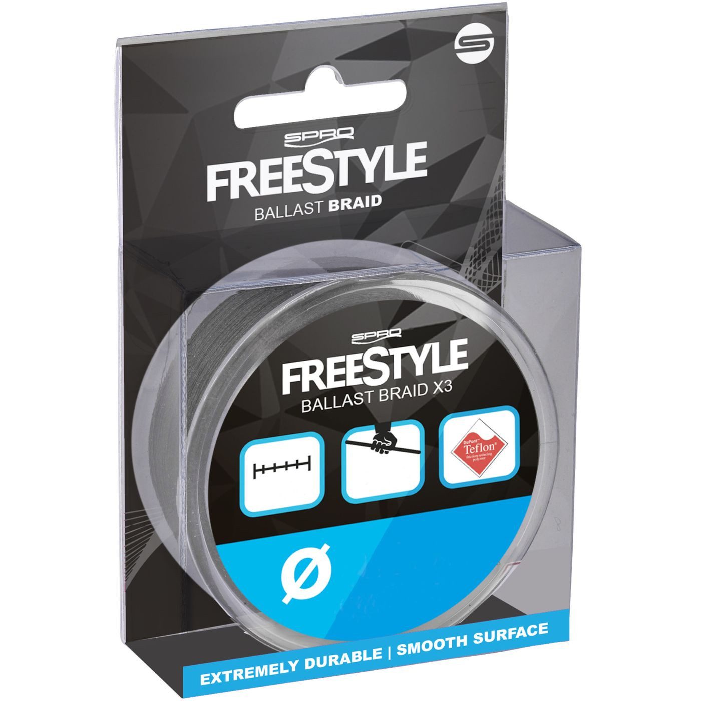 Angelschnur Spro Freestyle Ballast Braid - 125m geflochtene Angelschnur
