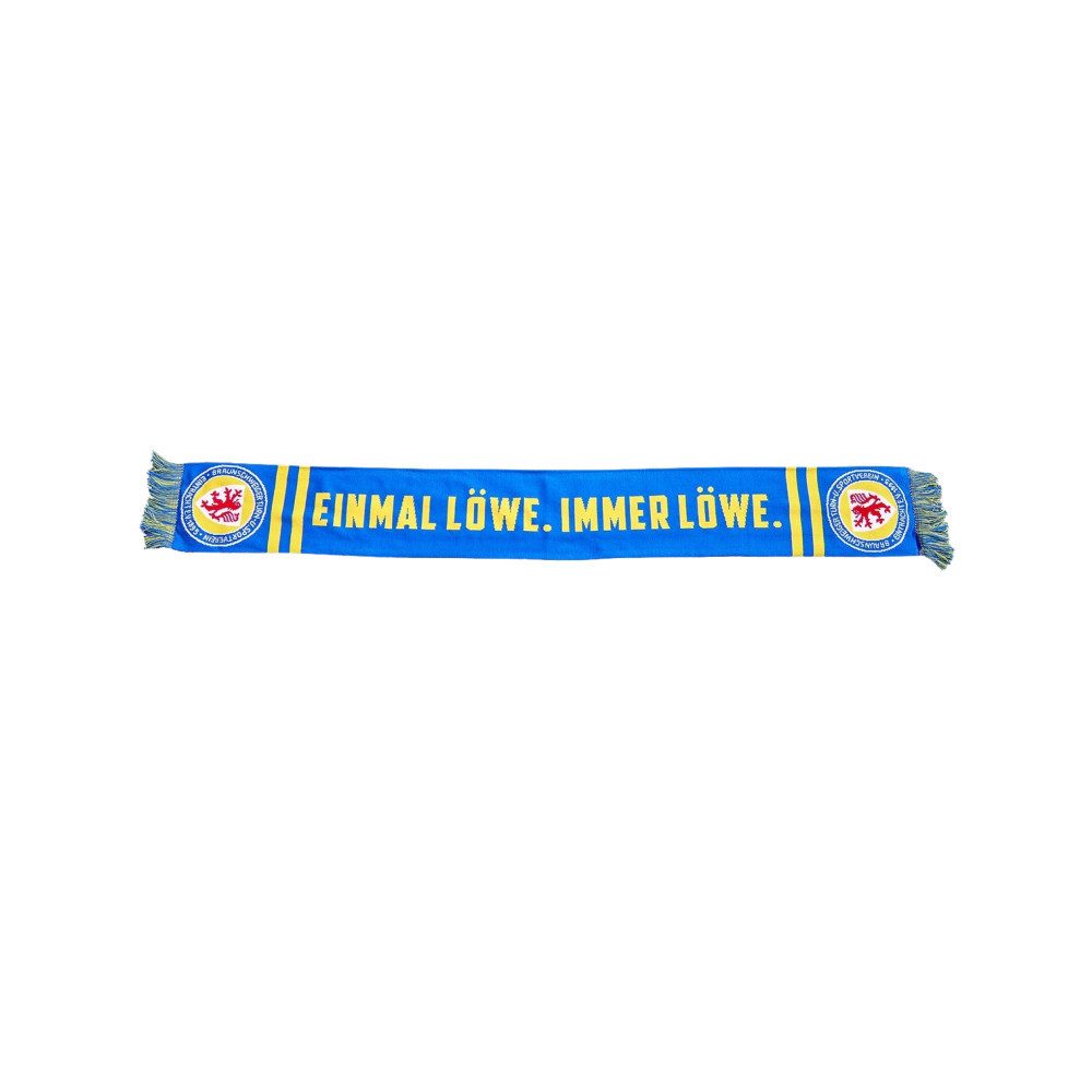 Eintracht Braunschweig Schal Eintracht Braunschweig Schal Einmal Löwe immerLöwe